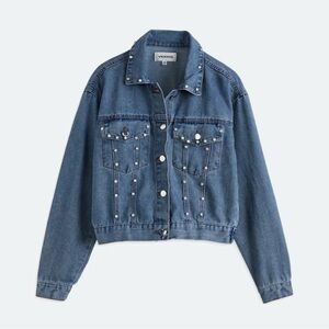 Vigoss Bling Denim Trucker Jacket